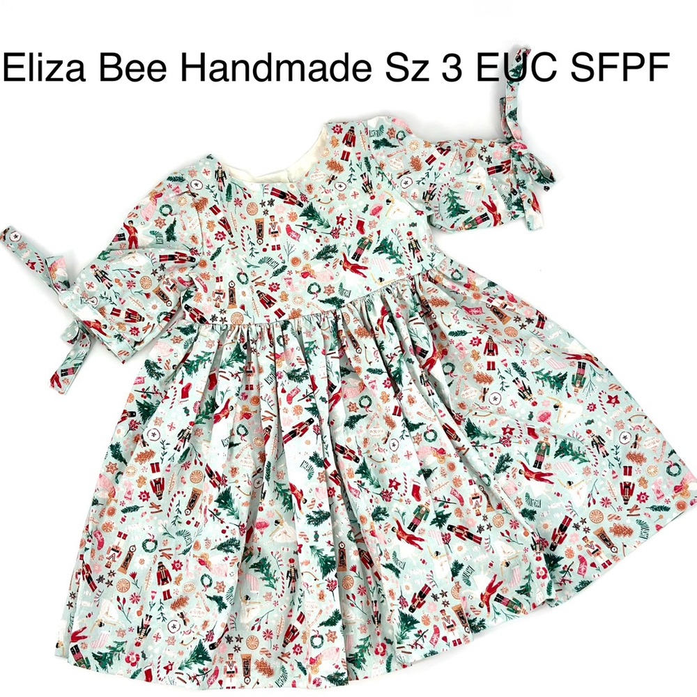 Nutcracker Print Handmade Dress